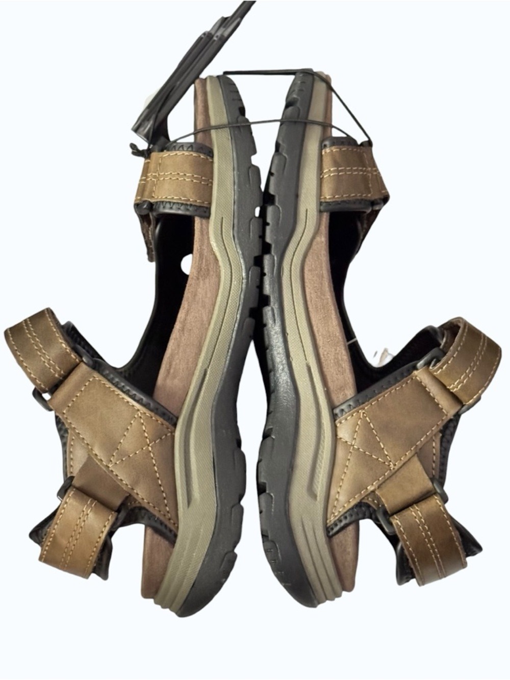 Ozark Trail Brown Sport Terrain Ankle Strap Outdoor Hook-and-Loop Sandals Size 7 - Picture 9 of 12